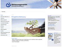 Tablet Screenshot of lebenshilfe-betreuungsverein.de